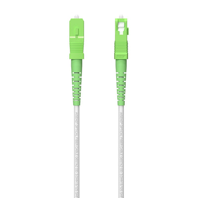 Aisens Cable Fibre Optic G657A2 3.0 9/125 Smf Simplex Cpr Dca Lszh - Sc/Apc-sc/Apc - 120M - White — image 1