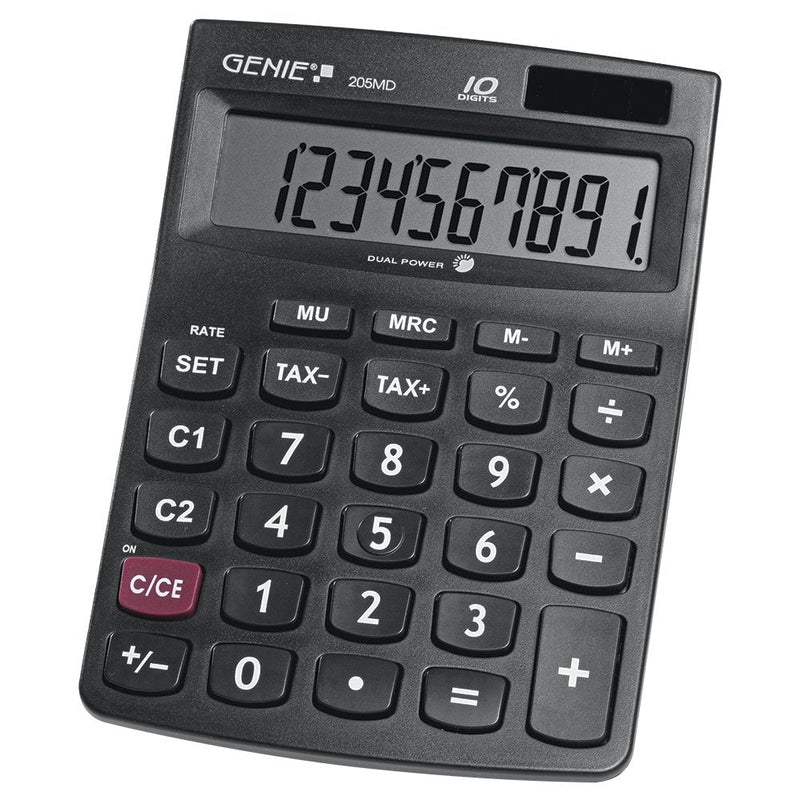 Genie 205 Md Calculator Desk Calculator Básica Black