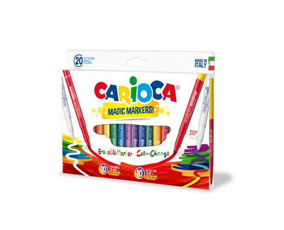 Carioca Magic Markers Pack 20 Markers Magicos - Ink Magica Cambia Colour - Includes Marker Magink — image 1
