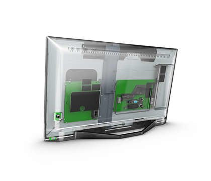 Philips 24HFL3014P/12 TV 61CM (24) HD Black Transparent