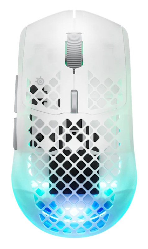 Steelseries Mouse Aerox 3 Wireless Gen 2 Wireless 26000 DPI Transparent White 6 Buttons
