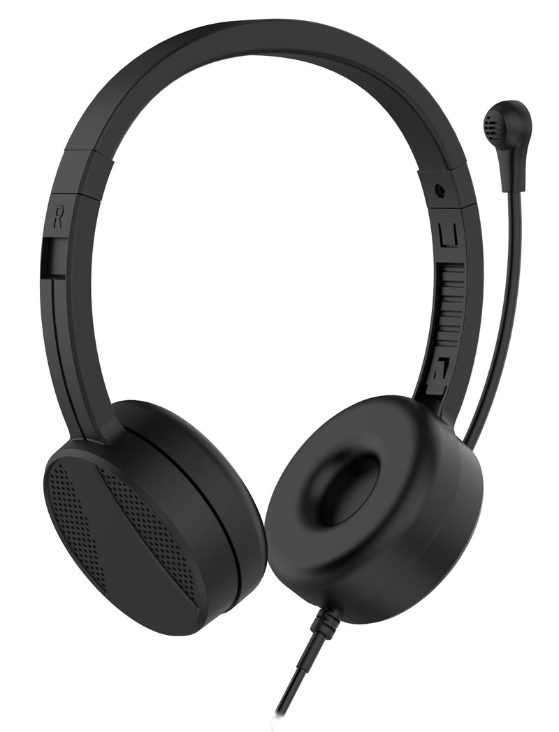 Nilox Headphones NXAUSB01 Alámbrico Black