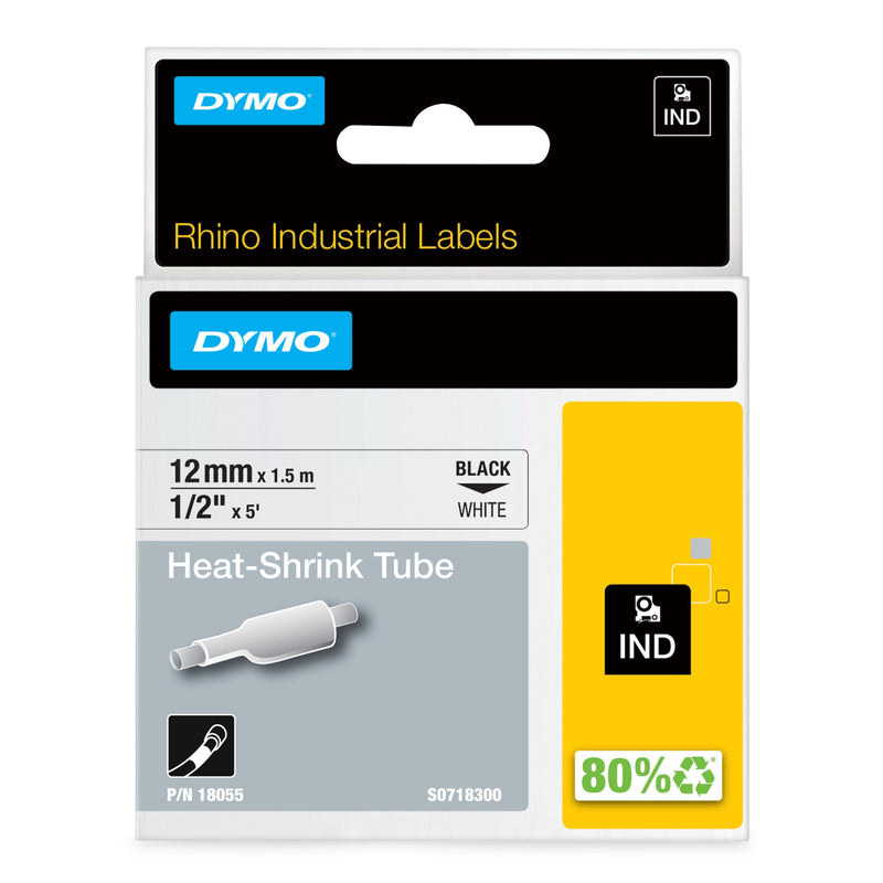Dymo Tape Rhinopro Heat Shrink Tubes Printer Labels D1 18055