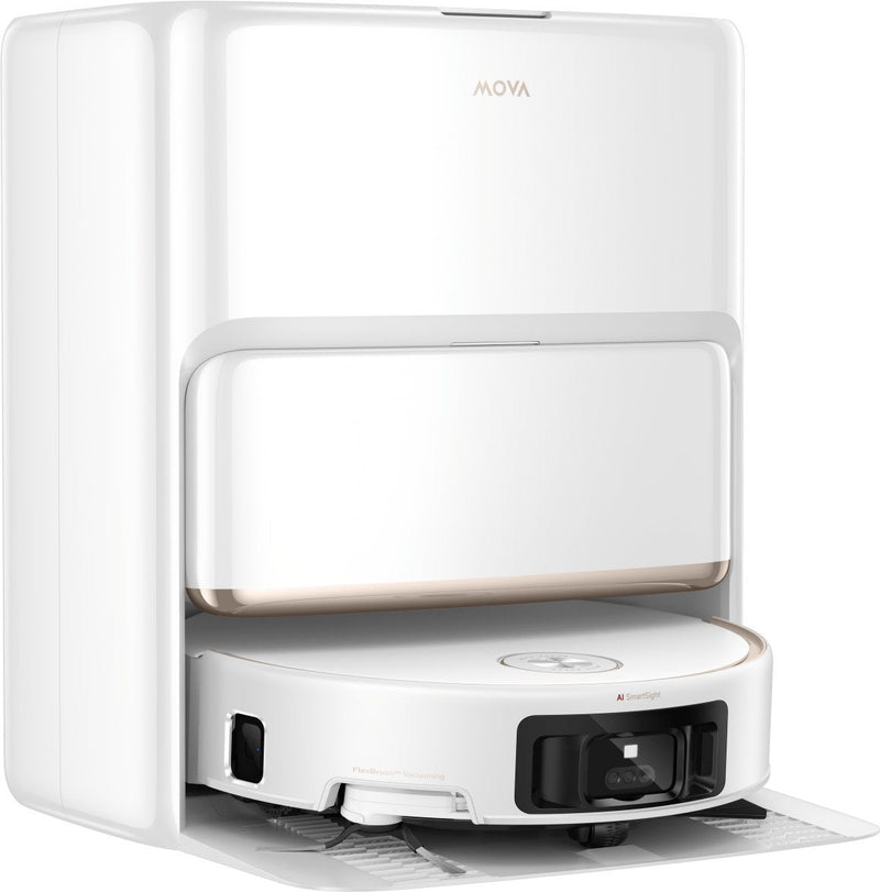 Aspiradora Robot Complete Mova Z60 Ultra Roller, Blanco