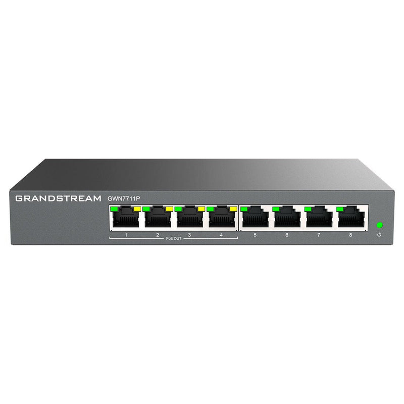 Grandstream Networks Switch GWN7711P Gestionado L2 Gigabit Ethernet (10/100/1000) Energía Sobre Ethernet (PoE)