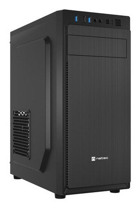 Natec PC Case Aracanta Midi Tower ATX Reader Cards 1XUSB2.0 2XUSB3.0 NPC-2326 Black