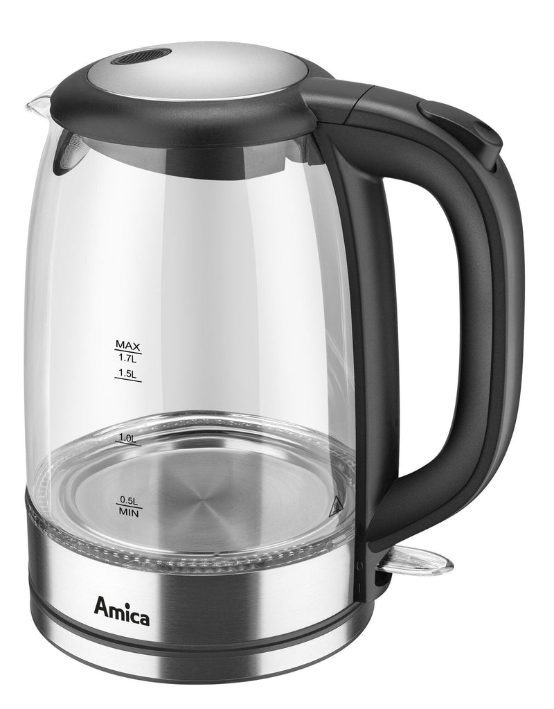 Amica Kettle Szklany Kd 2050G Inox
