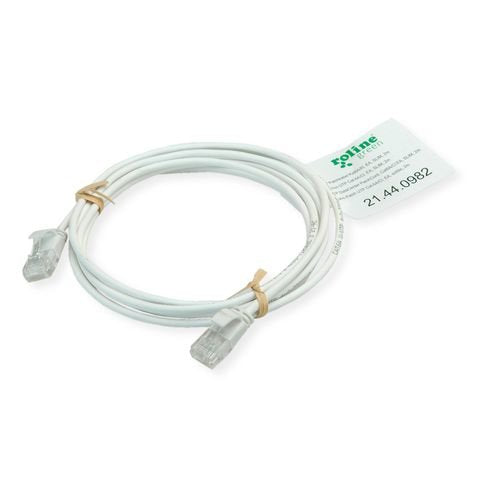 Roline Verde UTP Network Cable CAT.6A (class Ea), Lsoh, Slim, Gris 2M
