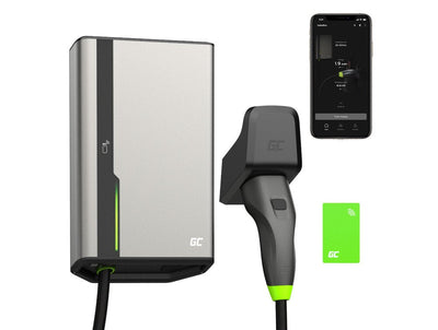 Greencell Habuden Wallbox 22KW 32A 5M NFC Cable Charging Type 2 — image 1
