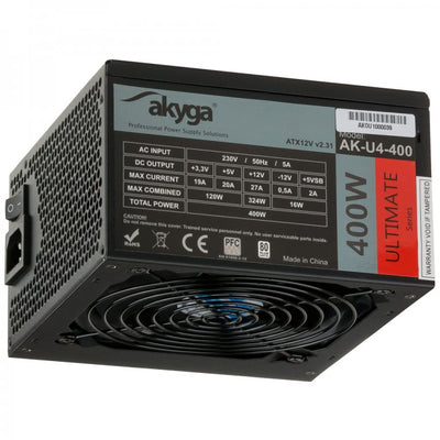 Akyga AK-U4-400 Ultimate ATX Power Supply 400W 80 + Bronze FAN12CM P8 4XSATA Pci- And — image 1