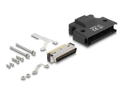 Mdr Connector Male 50 Pin Connection Soldada With Housing — image 1