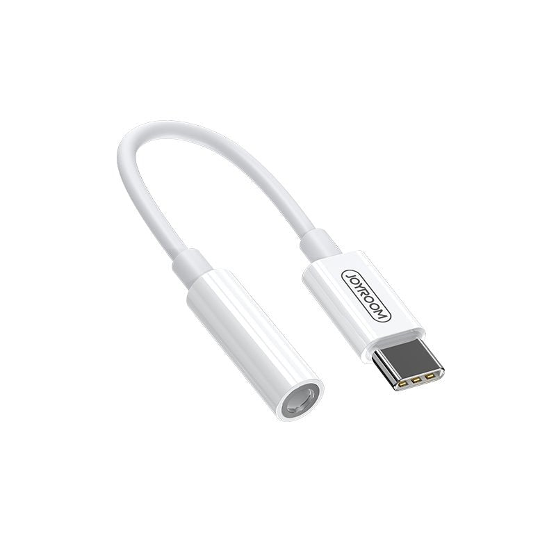 Joyroom Converter Type-c To 3.5MM Mini Jack Cable For Smartphones, White (SH-C1)