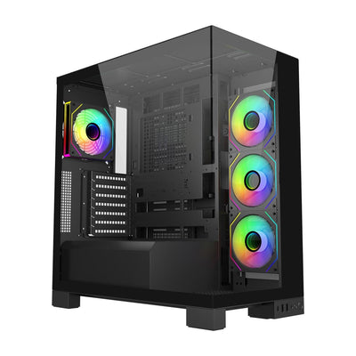 PC Case Fsp M540, Black Glass Tempered X 2 POC0000274 — image 1