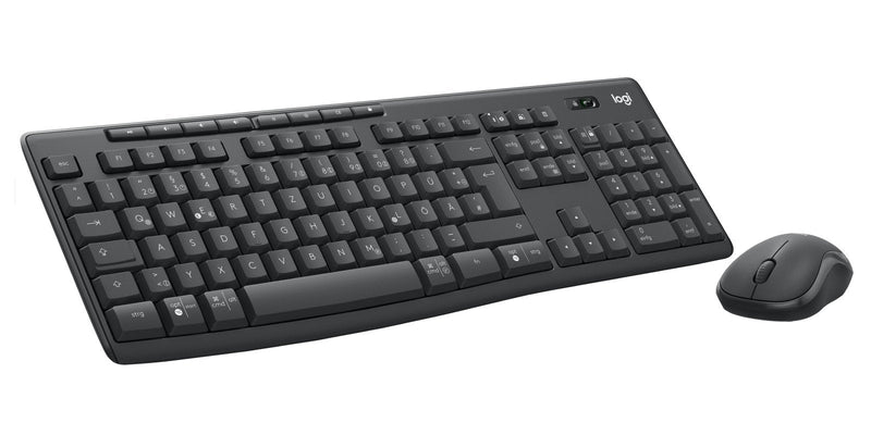 Logitech Keyboard German + Mouse MK370 Combo For Business RF Wireless + Bluetooth Qwertz Graphite