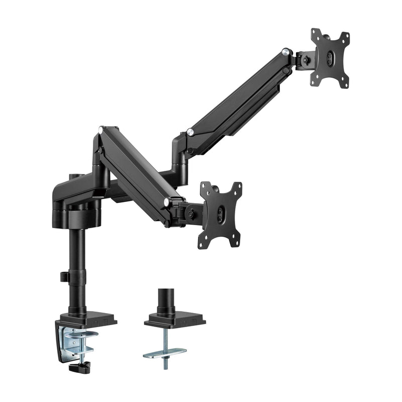 Inline Stand Desk With Elevador Mobile Phone Dos Screens Up To 82CM 32 Max. 9KG