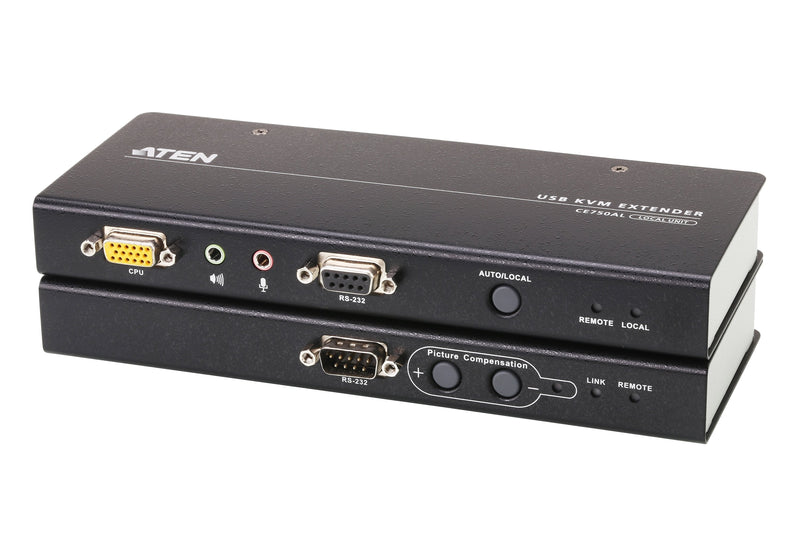 Aten Extensor Console CE750A, USB VGA/Audio CAT.5 KVM Extender (1280 X 1024@200M )