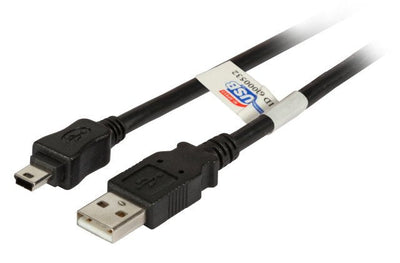 EFB Elektronik Cable K5251SW.1,8 USB 1,8M USB 2.0 USB a Mini-usb B Black — image 1