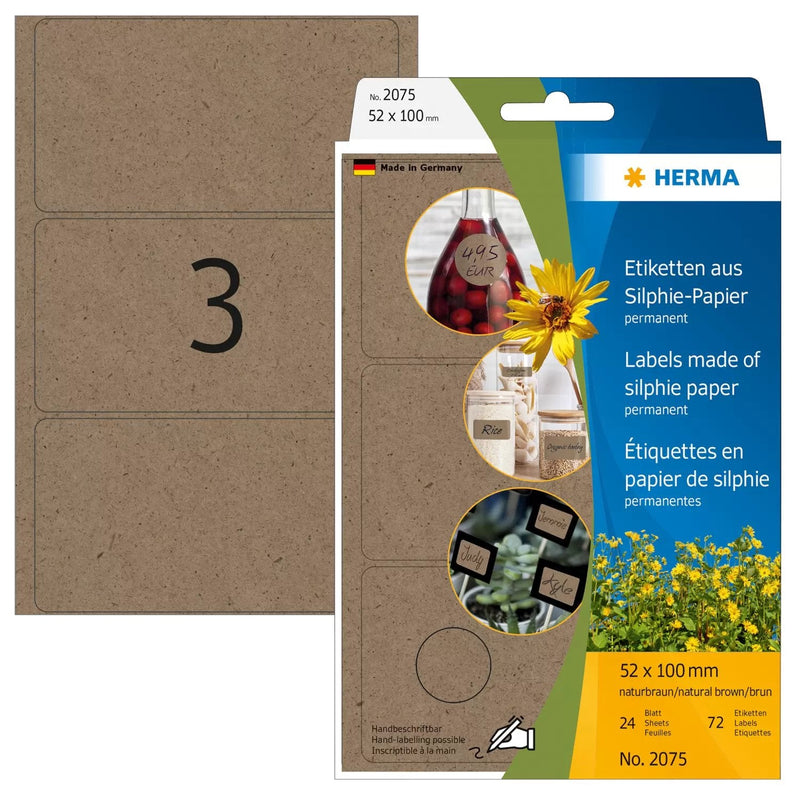 Herma Paquete Office Labels Multiuso Silphie 52X100MM