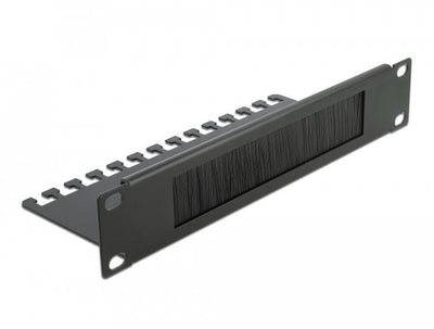 Delock 10? Organiser Cables Power Strip Brush With Board Sujeción Cables 1 He Black — image 1