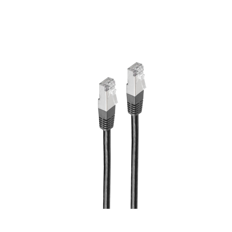 Shiverpeaks Cable Network CAT.6, S FTP, Lzsh, Black 0,5M