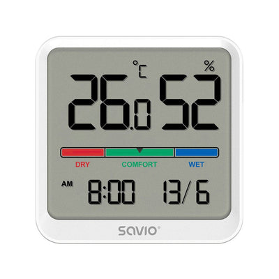 Savio CT-01/W Sensor Temperatura And Humedad Indoor Independiente — image 1