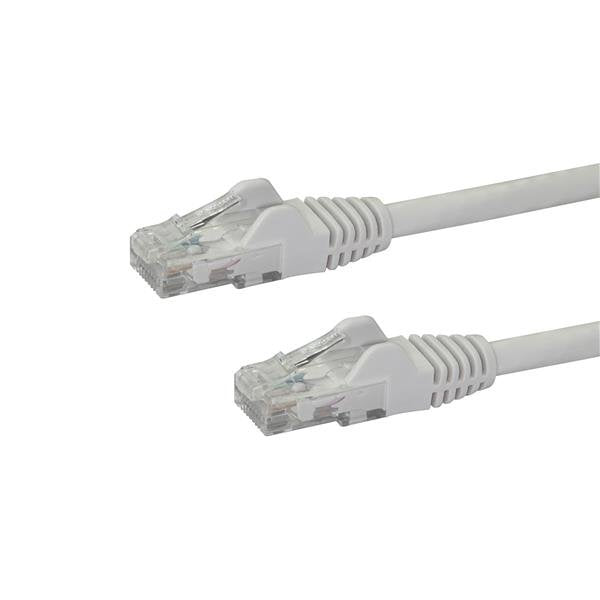 Cable 10M White Network Gigabit Cabl CAT.6 Ethernet RJ45 Snagless