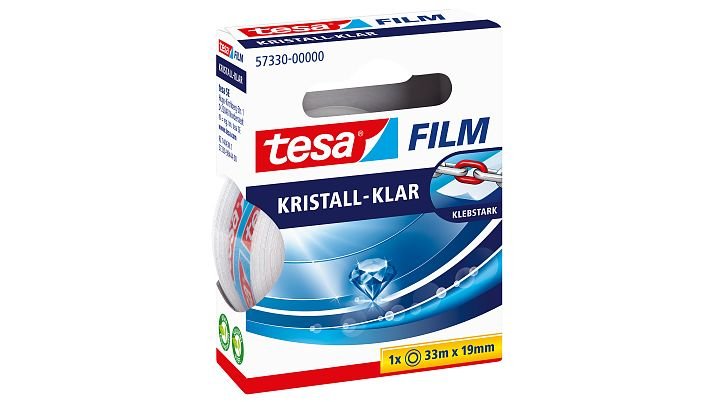 Tesa Crystal-clear, 1 Roll 19MM, Tape Adhesiva
