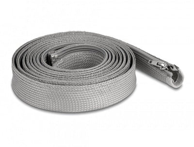 Delock Manga Trenzada With Zip Resistant Calor 3M X 20MM Grey — image 1