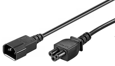 Microconnect PE080618 Cable Transmisión Black 1,8M C14 Acoplador C5 Acoplador — image 1
