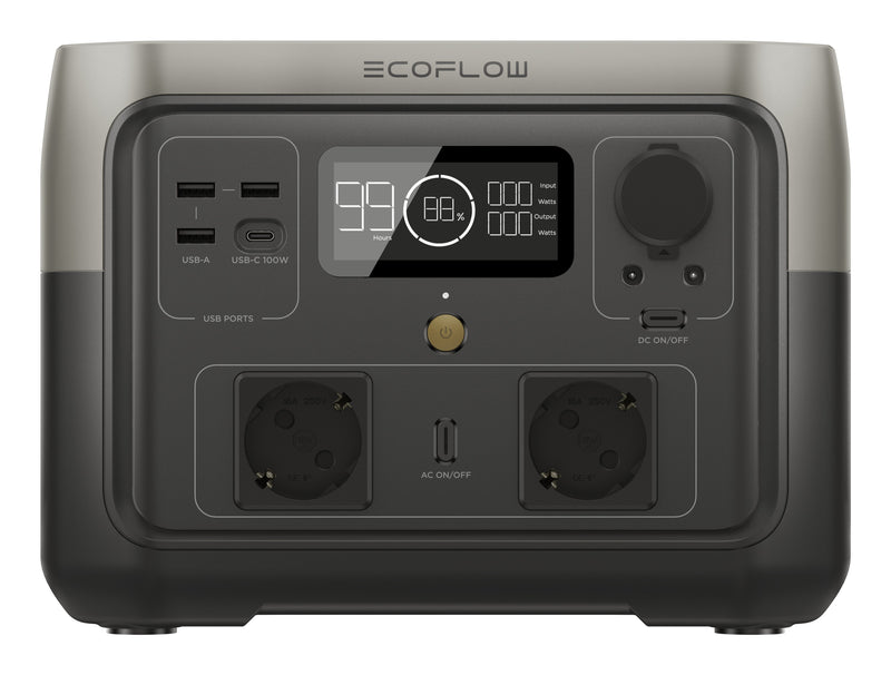 Ecoflow Power Station Portatile RIVER2 Max. 512WH 1600W Wi-Fi + Bt