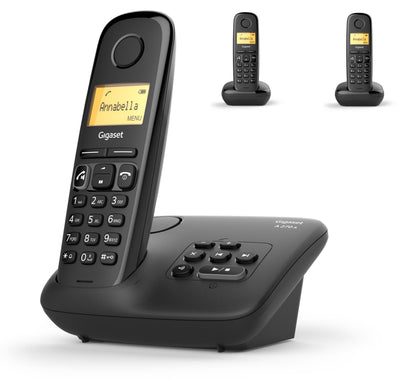 Gigaset A270A Phone Dect/Analógico Identificador Llamadas Black — image 1