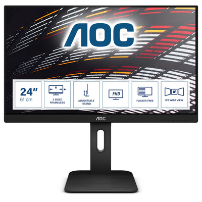 AOC Monitor Professional X24P1 24' Full HD Multimedia Black — image 1