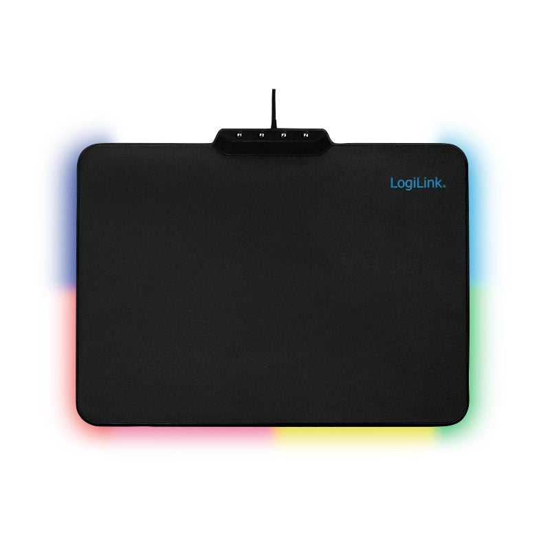 Logilink Mouse Pad Mouse Gaming RGB Iluminación With USB-A Connection Silicone 36X26CM Black