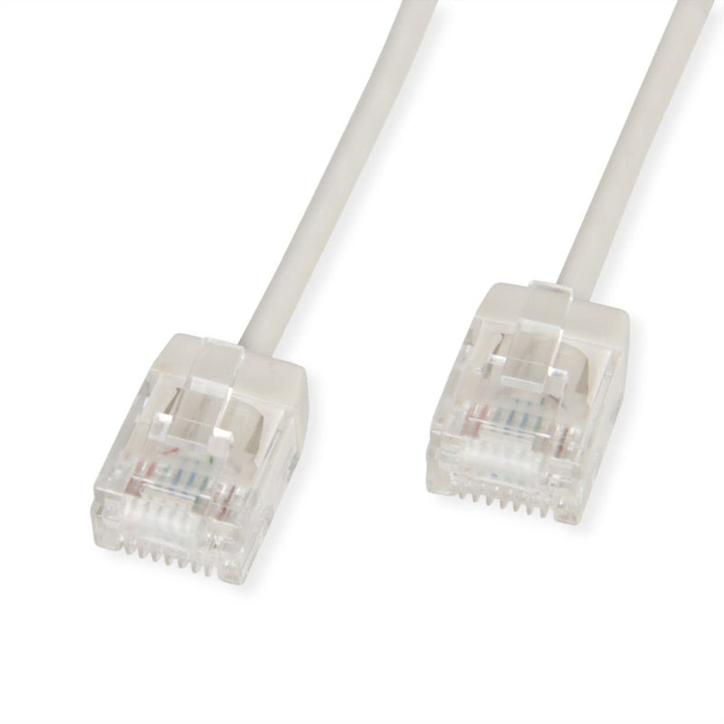 Roline UTP Datacenter Network Cable CAT.6A (class Ea), Lsoh, Slim, Extra Kurzer Plug Grey 1,5M