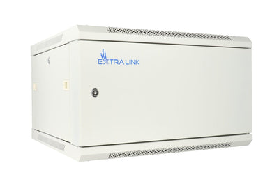 Extralink Cabinet 6U 600X600 Asp Grey Rackmount Assembly Wall Door Metal — image 1