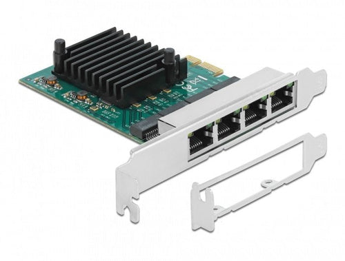Delock Pci Express X1 Karte 4 X RJ45 Gigabit LAN RTL8111 — image 1