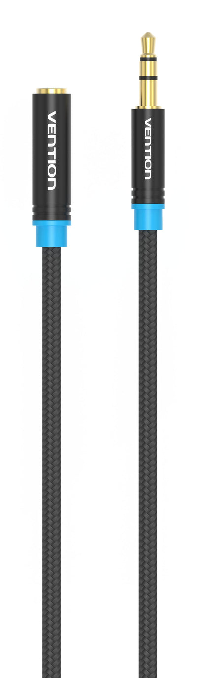 Vention Cable Stereo VAB-B06-B200-M Jack 3.5 Male Jack 3.5 Female 2M Black — image 1