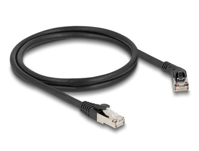 Delock RJ45 Network Cable CAT.6A S/FTP Male a Male Gerade 1M Black — image 1