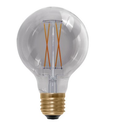 Segula LED Globe 80 Smokey Grey E27 5W 1900K Dimmbar