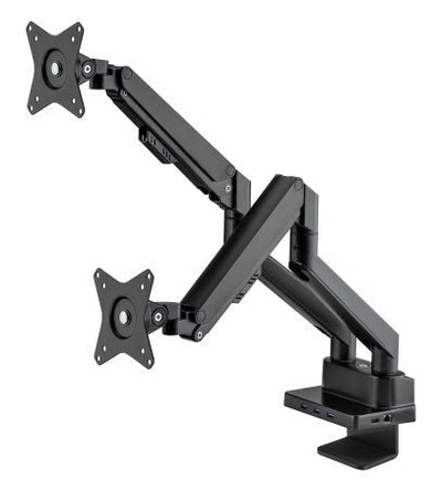 Manhattan 461887 Stand 2 Monitor 81,3CM (32) Black Desk — image 1