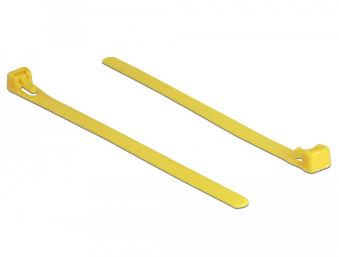 Delock 18760 Cable Ties Reutilizables Resistentes Calor 150 X An 7,5MM 100 Pieces Yellow