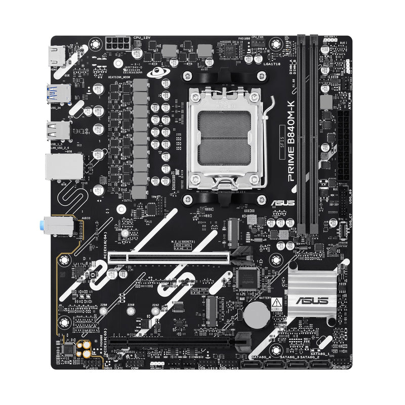 ASUS Motherboard Prime B840M-K AMD, AM5,DDR5,MATX 90MB1PK0-M0EAY0
