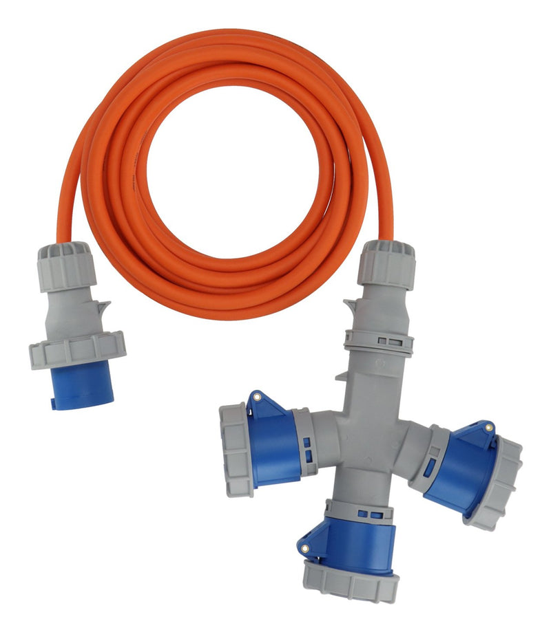 Brennenstuhl Extensión.-cable Cee 3VÍAS Distribuidor 16A 5M