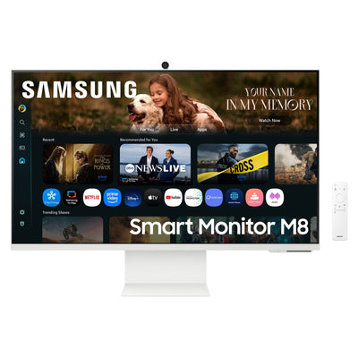 Samsung Monitor 32 LS32FM801UUXDU VA Smart M8 M80F 4K, 3840X2160 16:9 400CD M2 4MS HDMI USB — image 1