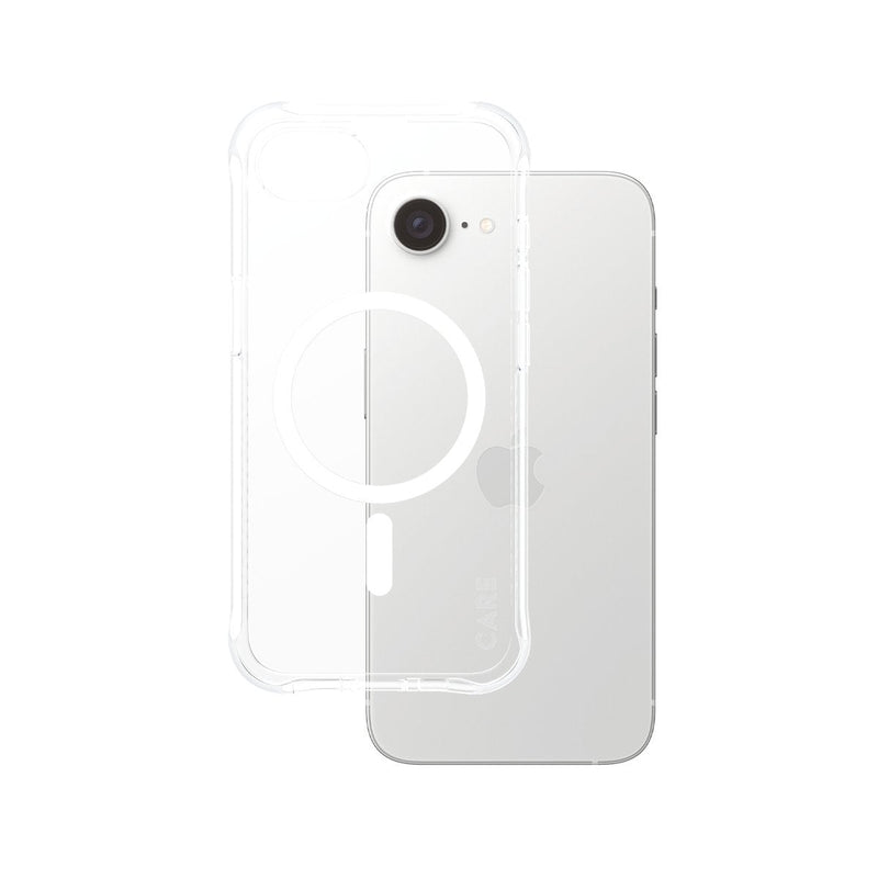 Panzerglass Care™ By ® Samba Case Transparent W. White Qi Compatible Iphone 17E 16E Case For Apple - Iphone 16