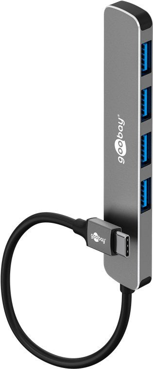Goobay Slim 4-PORT USB Hub Usb-c™ a Usb-a, 5 Gbit/S