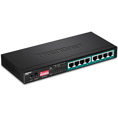 Trendnet TPE-LG80 Switch No Administrado Gigabit Ethernet (10/100/1000) Black Energía Sobre Ethernet (PoE)