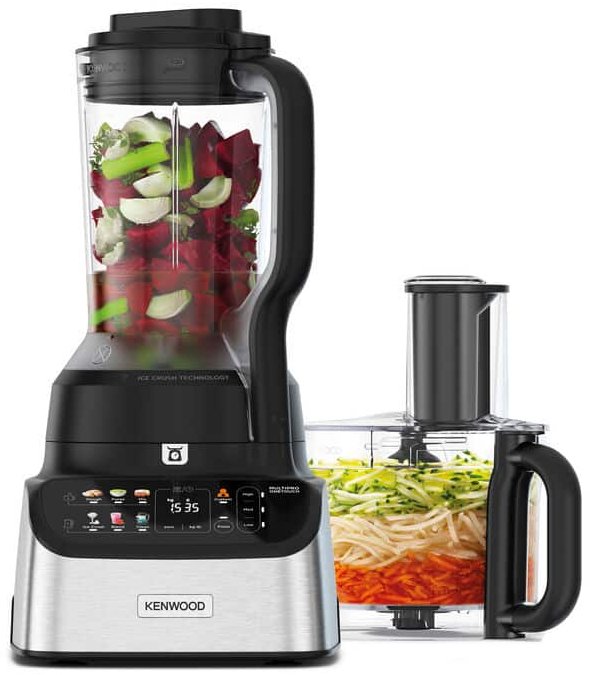 Kenwood Processor Alimentos Compacto Multipro Onetouch Silver/Black 1.000 Watts Scale Integrada, Accesorio Bat