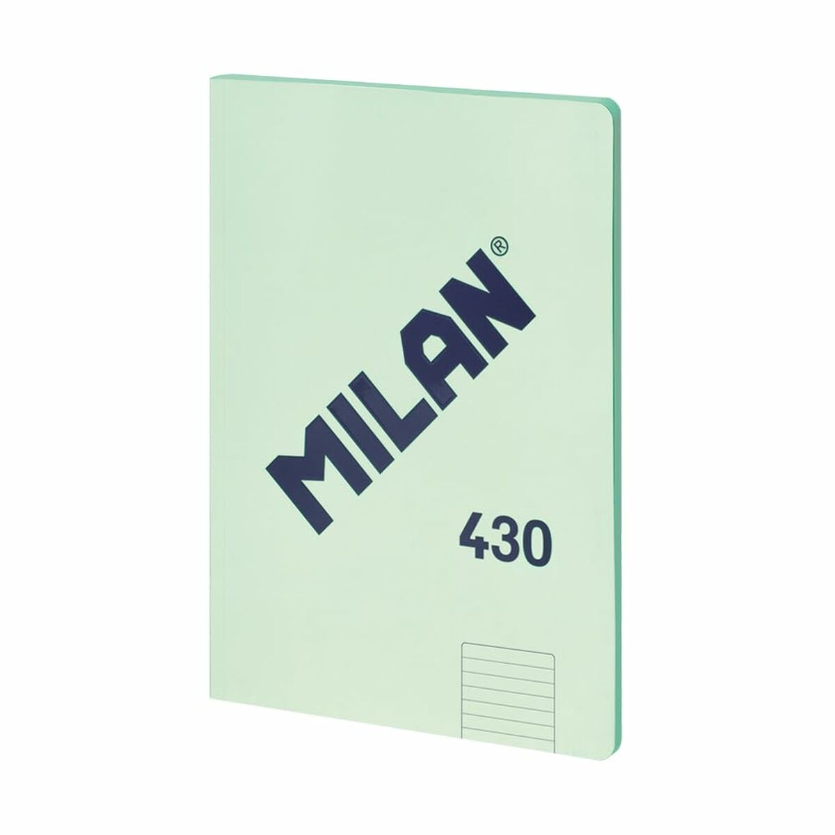 Notebook Milan 430 Green A4 48 Sheets (3 Units)