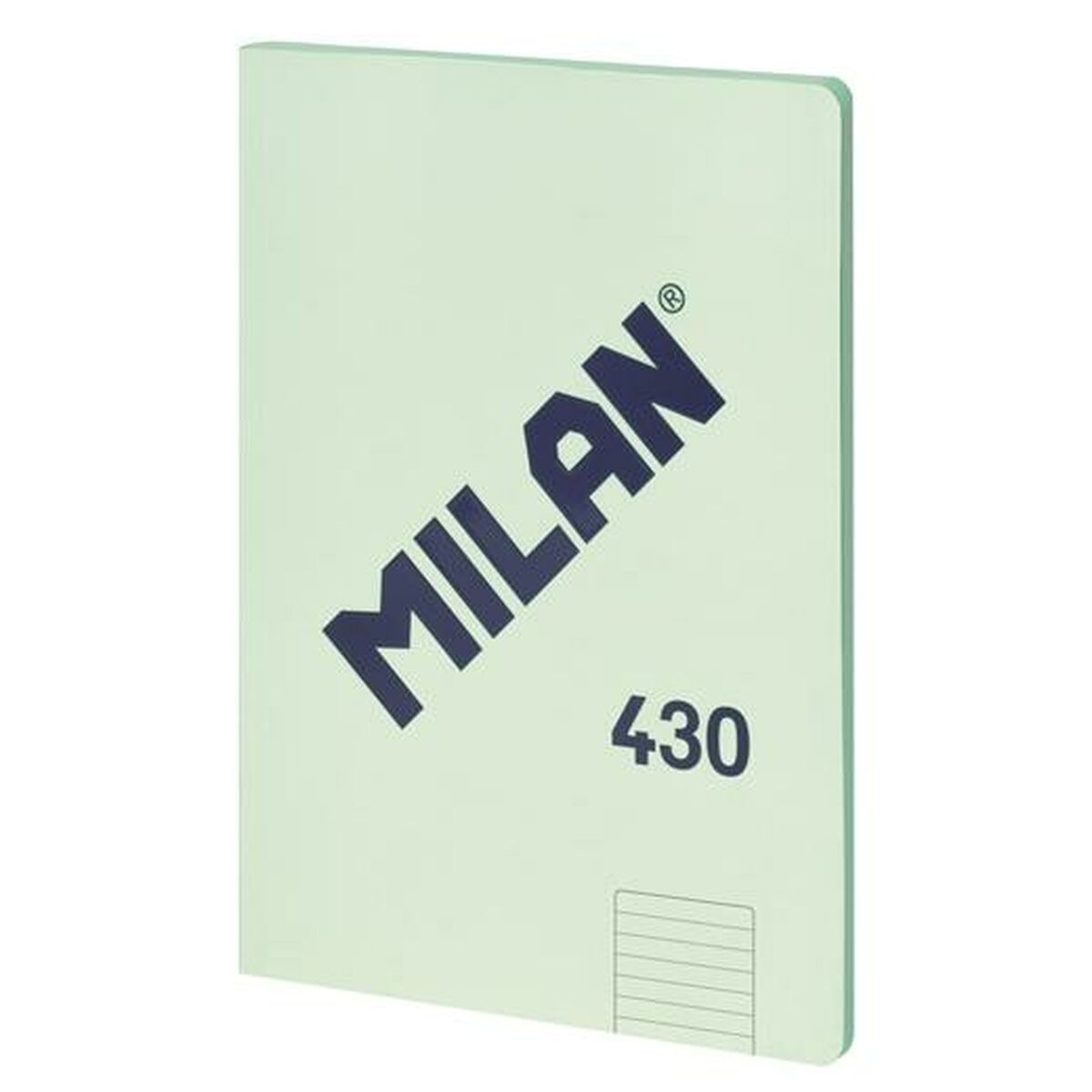 Notebook Milan 430 Green A4 48 Sheets (3 Units)
